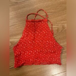 Red Crop Top